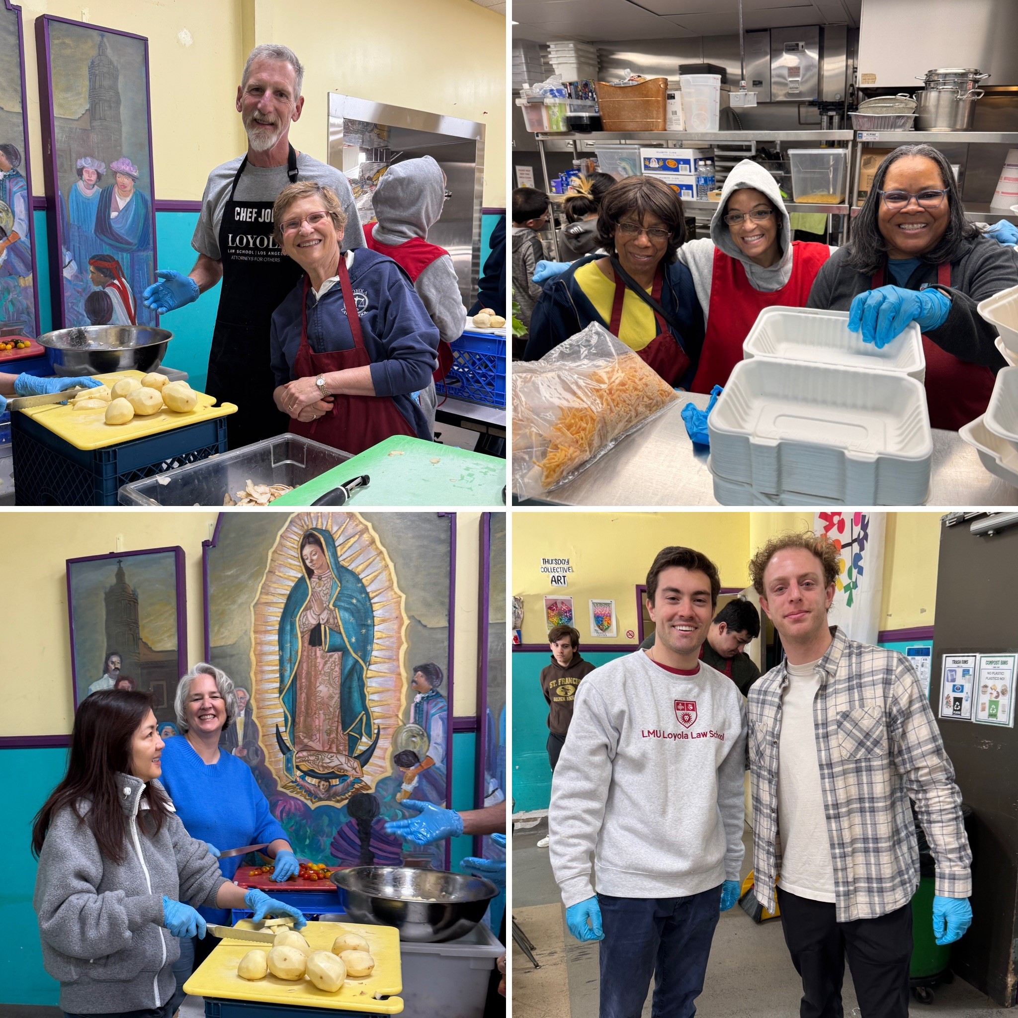 people volunteering